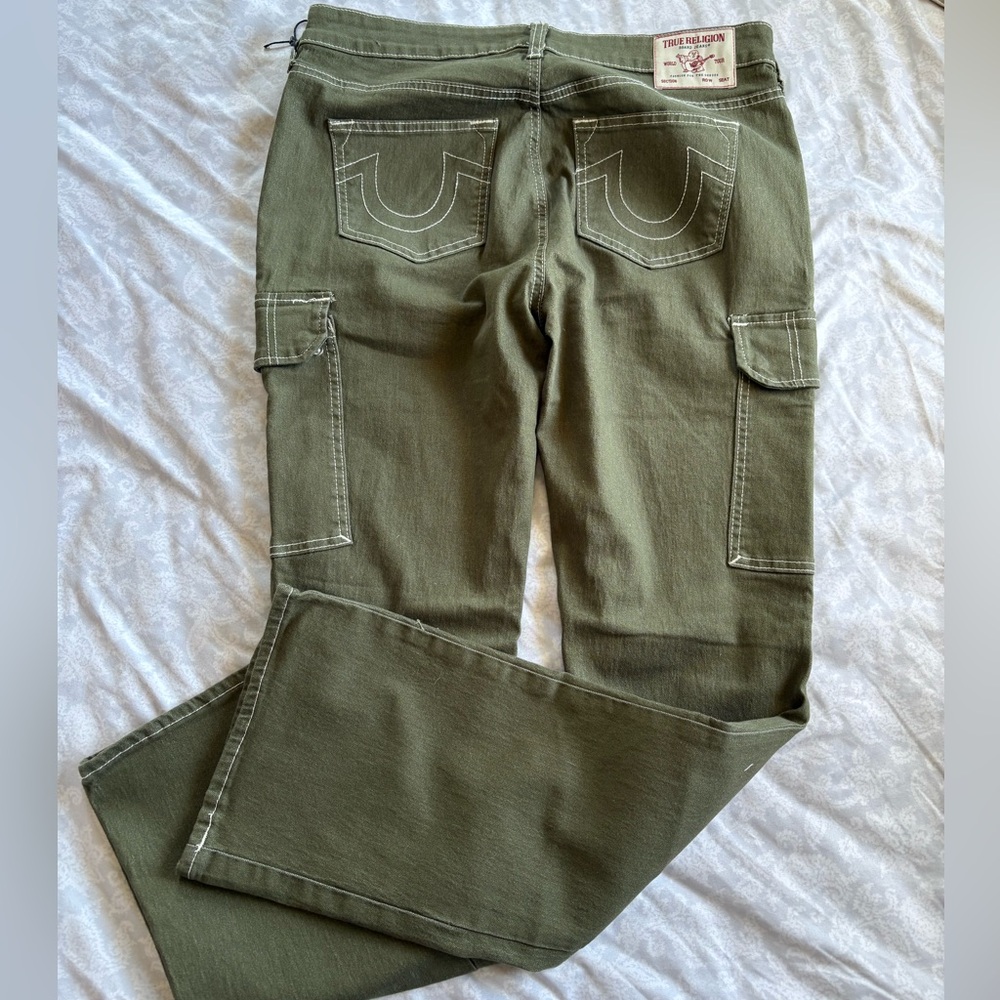 True Religion Bootcut Cargo Jeans NWOT